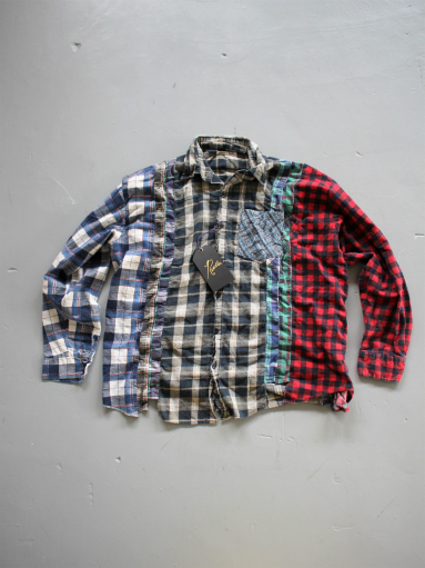 Rebuild By Needles　Flannel Shirt → Wide 7 Cuts Shirt_b0139281_1819724.jpg