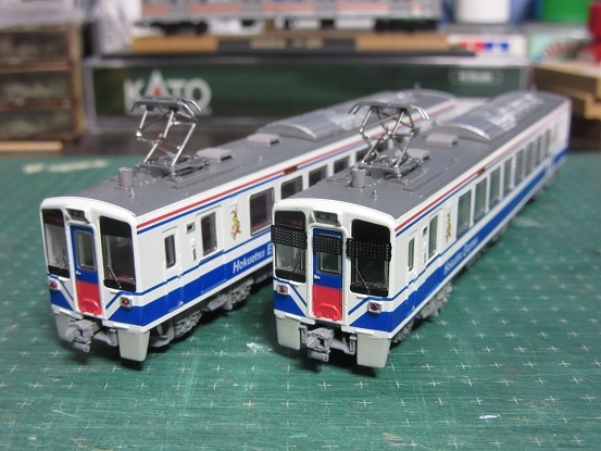 鉄コレ・北越急行HK100系の整備 : 赤い電車は臼い線
