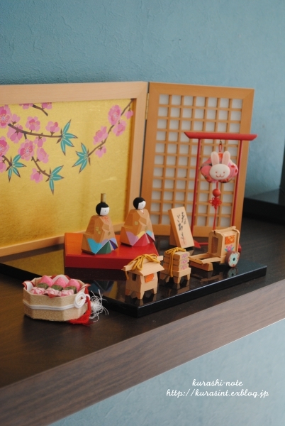 ひなまつりの食卓 2019 * ミニサイズの雛人形のメリット_b0351624_11240224.jpg