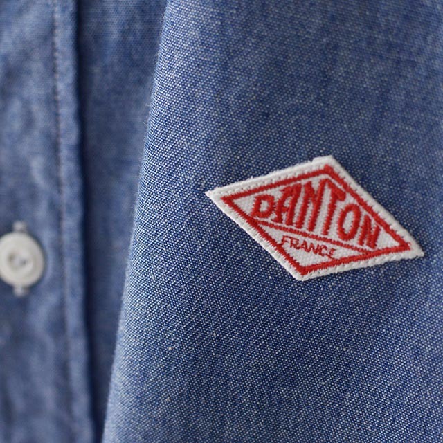 DANTON [ダントン] W's L/S CHAMBRAY NO COLLAR SHIRTS [JD-3606COC