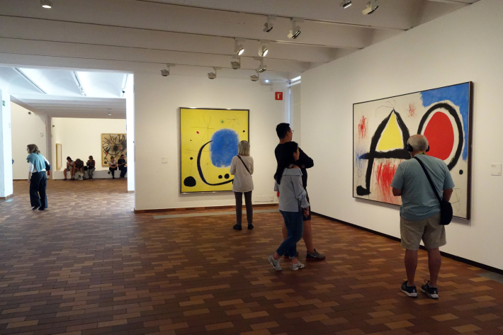 ミロ美術館 Fundació Joan Miró フニクラ Funicular De Montjuic モンジュイックの丘 2018年9月 バルセロナの旅(15)_f0117059_12325889.jpg