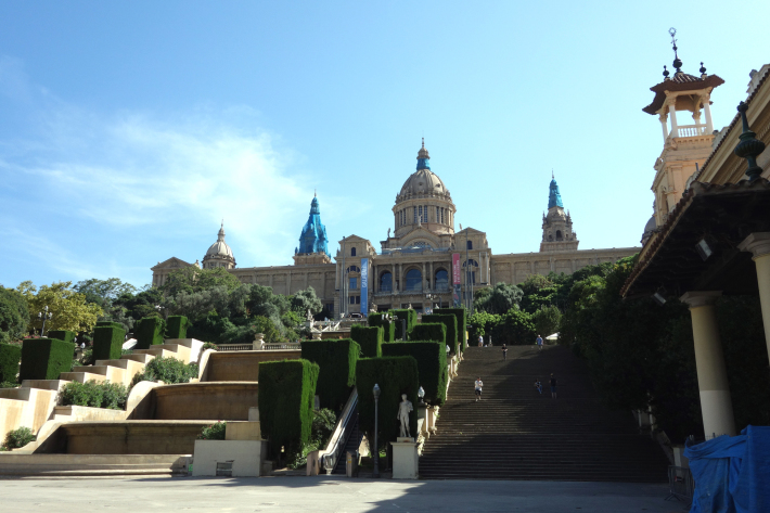 ミロ美術館 Fundació Joan Miró フニクラ Funicular De Montjuic モンジュイックの丘 2018年9月 バルセロナの旅(15)_f0117059_12341731.jpg