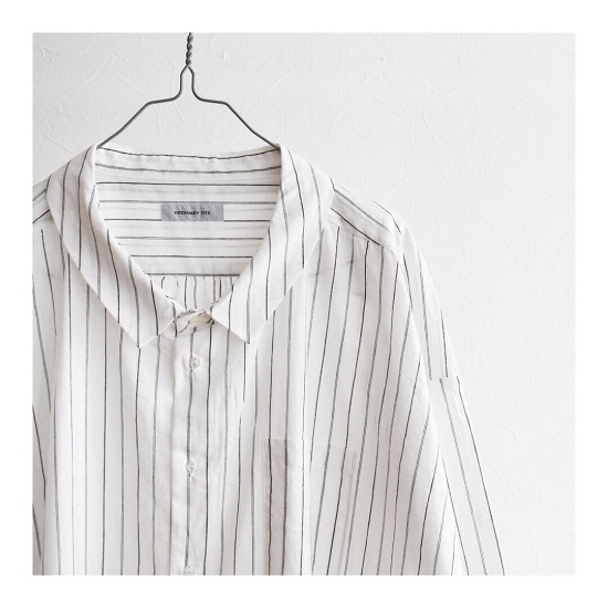 ORDINARY FITS  |  LONG BARBER SHIRT stripe_a0214716_12233240.jpg