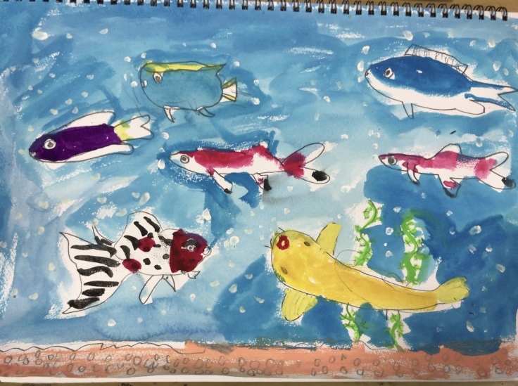 小学１年生の水彩画 : 東西線浦安駅徒歩２分の絵画教室「Atelier創 