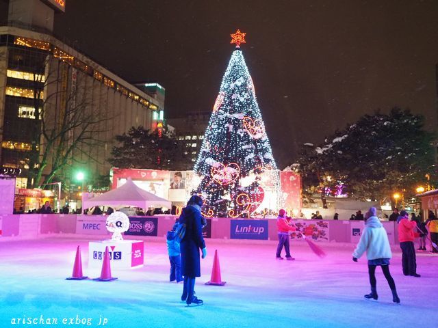 札幌テレビ塔のスケートリンク＠真冬の札幌の思い出_f0295238_10260588.jpg