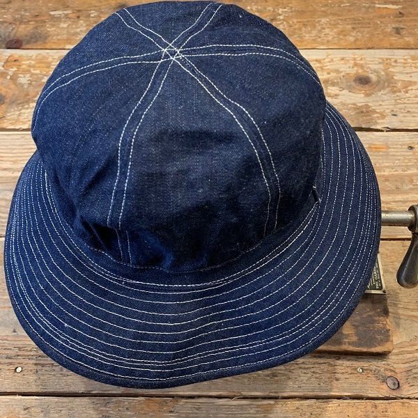Dead Stock Late 30's US ARMY M-37 Denim Hat : TideMark(タイド