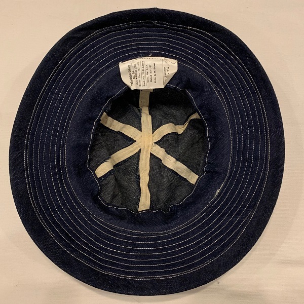 Dead Stock Late 30's US ARMY M-37 Denim Hat : TideMark Dead Stock Late 30's US ARMY M-37 Denim Hat : TideMark