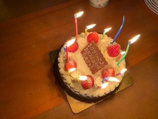 人間ドック&誕生会_e0040673_13371918.jpg