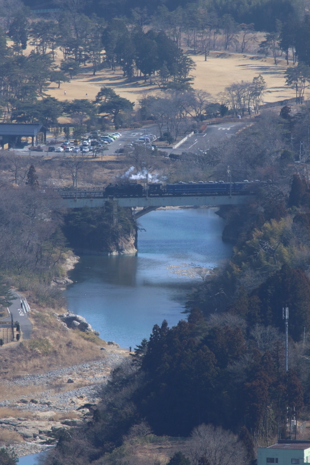 ささやかな白い蒸気を流しながら鬼怒川を渡る - 2019年早春・東武鬼怒川線 -_b0190710_18273308.jpg