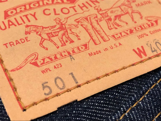 1960's Levi's501BigE Aタイプ！オリジナルデッドストック