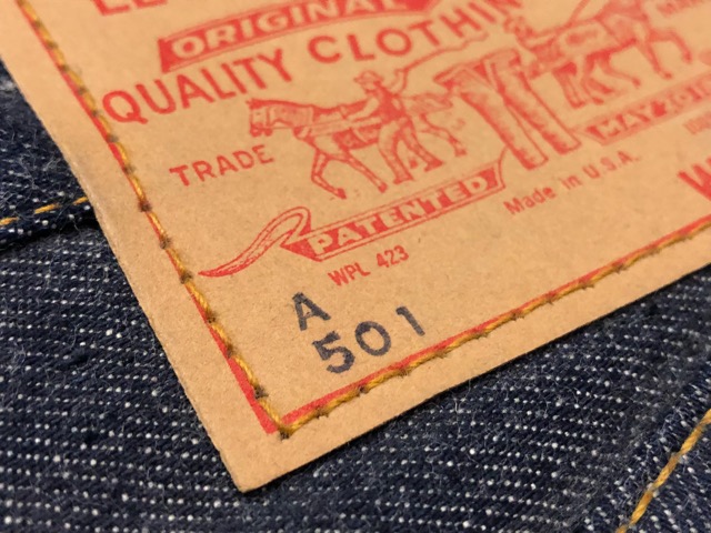 超希少 デッドストック LEVI'S 501 Aタイプ オリジナル 1960's Levi's501BigE Aタイプ！オリジナルデッドストック