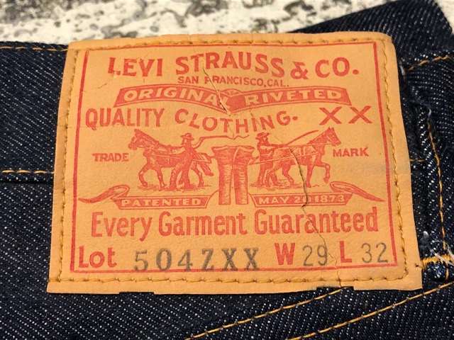 1950's Levi's 501ZXX & 504ZXX!オリジナルデッドストック 1950's Levi's 501ZXX & 504ZXX!オリジナルデッドストック