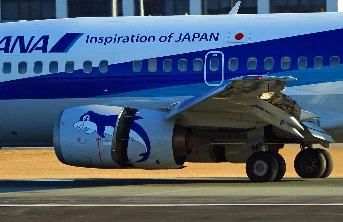 飛行機がエプロンに 江戸川ブログ