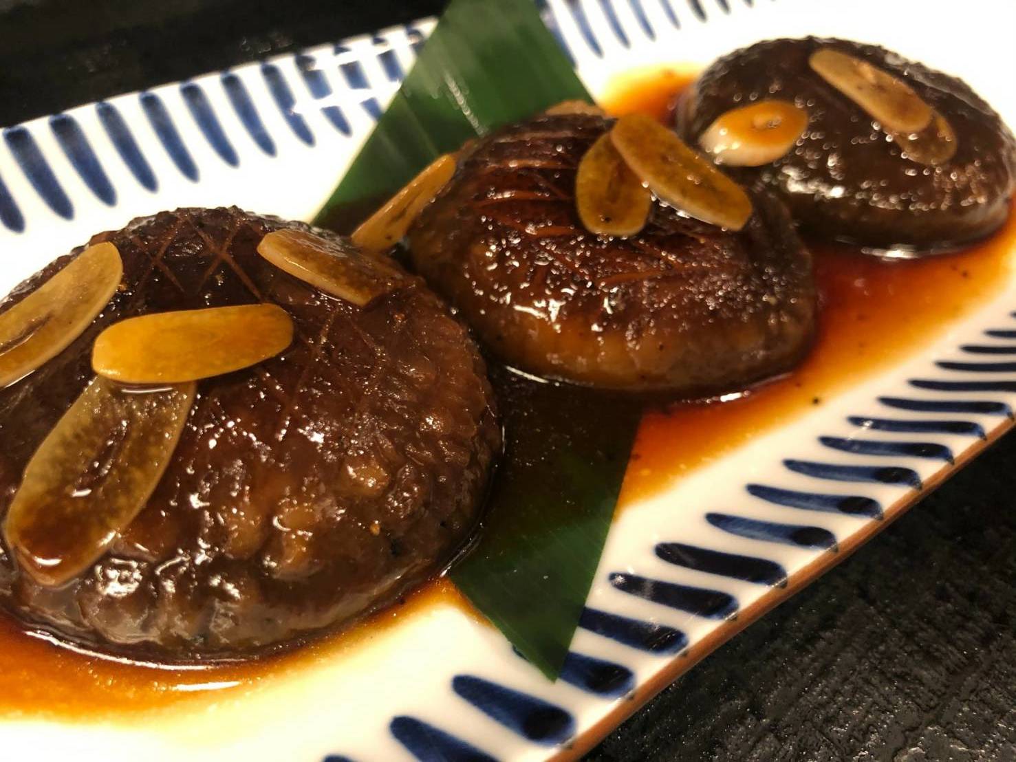 原木椎茸のステーキ_f0157910_11343801.jpg