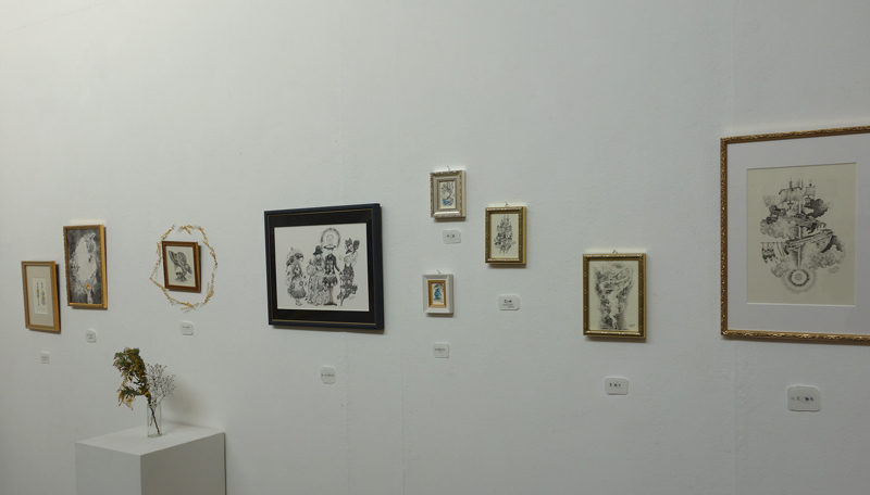 【氏峯麻里 作品展〜流星前夜】流星の壮大な物語を聴く_a0017350_05085014.jpg