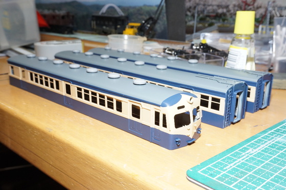 鉄道模型・HO】KSモデル 70系を作る・6 : kazuの日々の企み！