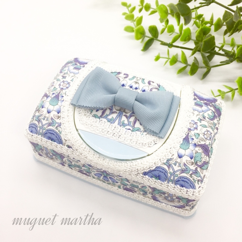 型紙のいらないウェットティッシュケース 埼玉県さいたま市 ロゼット ビジューアクセサリー Muguet Martha