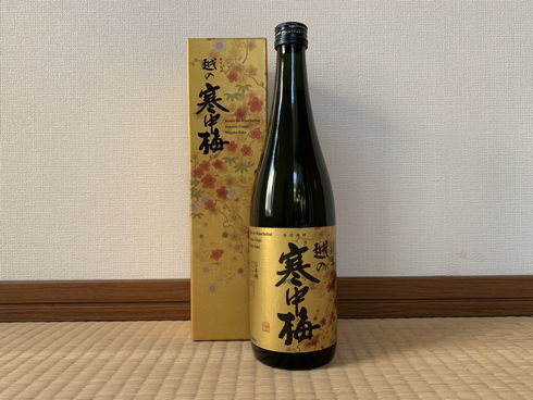 （新潟）越の寒中梅 金ラベル 純米吟醸 / Koshinokanchubai Gold Label Jummai-Ginjo_f0111040_07585340.jpg