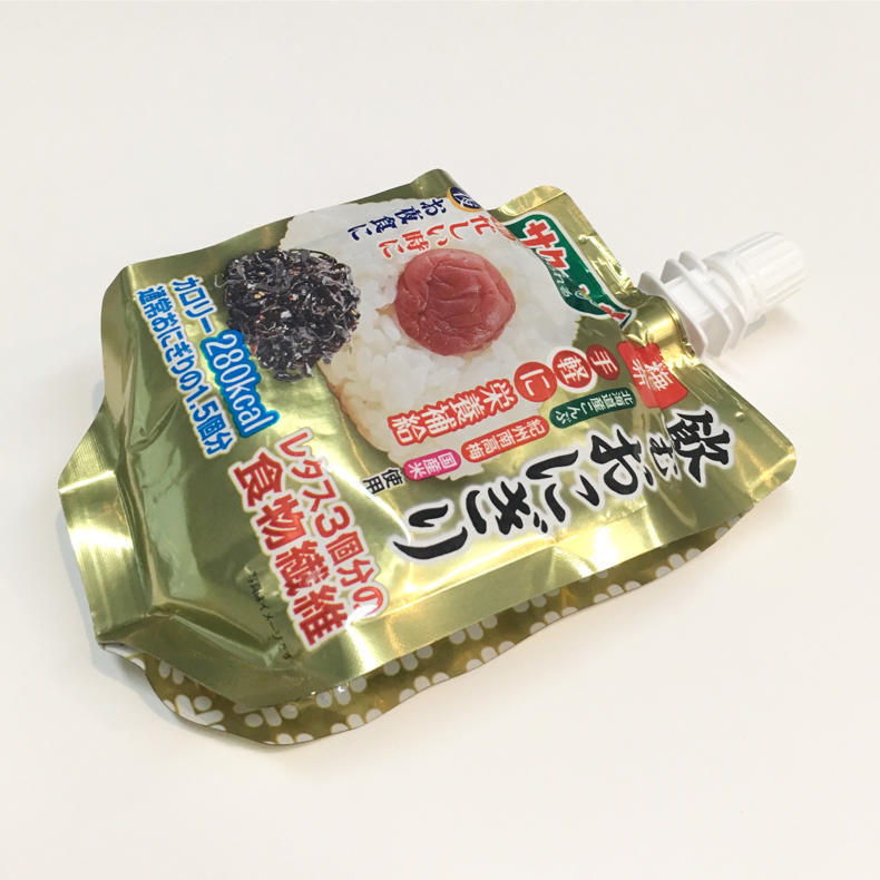 飲むおにぎりをいただいたので食べてみたらホントに飲むおにぎりだった_c0060143_20212711.jpg