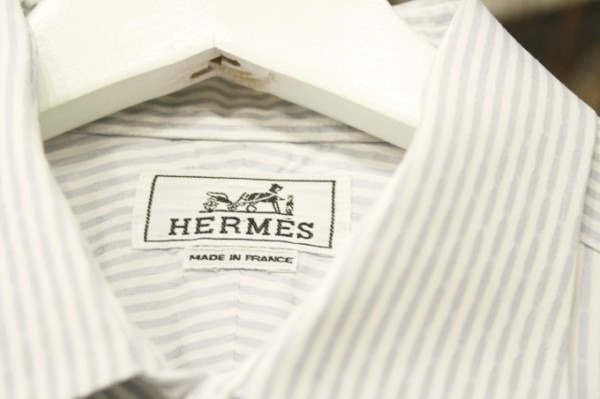 遅くなっちゃったので商品紹介だけ。入荷HERMES/エルメス。メンズ。シャツ、ジャケット、ボトムス_f0180307_00271649.jpg