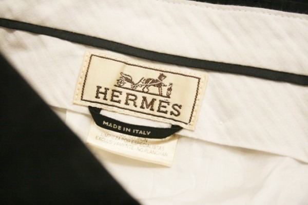 遅くなっちゃったので商品紹介だけ。入荷HERMES/エルメス。メンズ。シャツ、ジャケット、ボトムス_f0180307_00385300.jpg