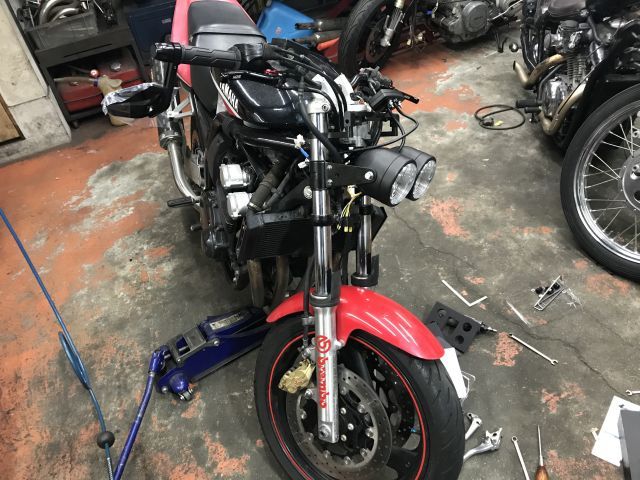 Fz400 ストリートファイター仕様 カスタム開始 Jet Custom Cyclesのカスタムバイク日誌 Fz400 ストリートファイター仕様 カスタム開始 Jet Custom Cyclesのカスタムバイク日誌