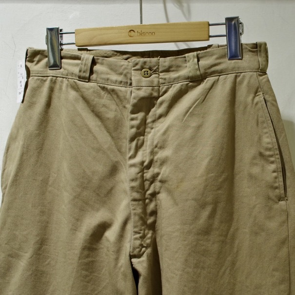 USMC チノトラウザー 60's 60年代 60s アメリカ軍 米軍 海兵隊 ベージュ チノパン