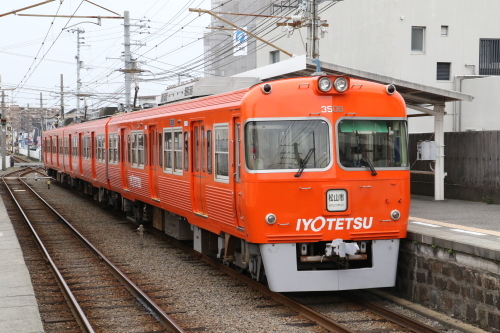 四国左半分めぐりの旅　その14　伊予鉄道車内券と郡中線余戸駅で撮影　2019.02.27　_d0187275_10501429.jpg