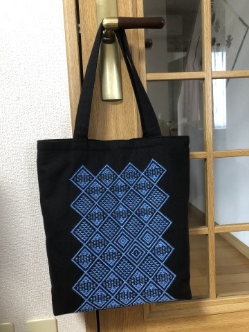 【新品未使用】lite こぎん刺し ヒバ バッグ Kuroda Misato こぎん刺し Oikawa & Muto 新商品届いています。 : 秋田 蕗だより