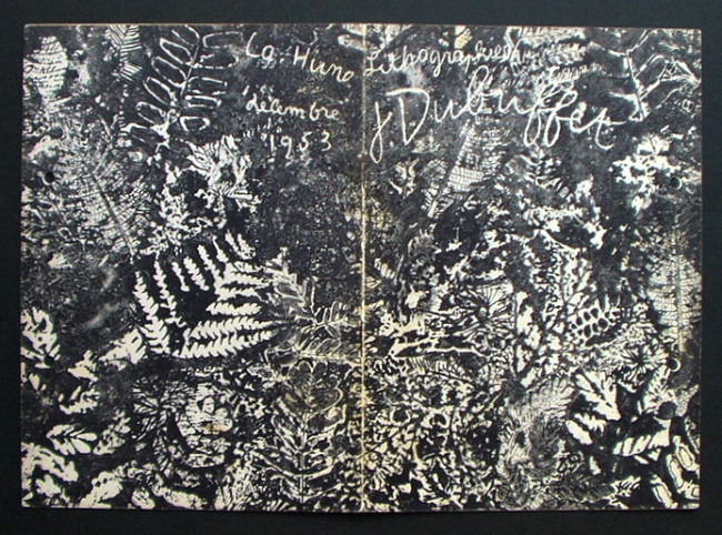 ジャン・デュビュッフェの展覧会目録「La Hune」（1953） : ガレリア