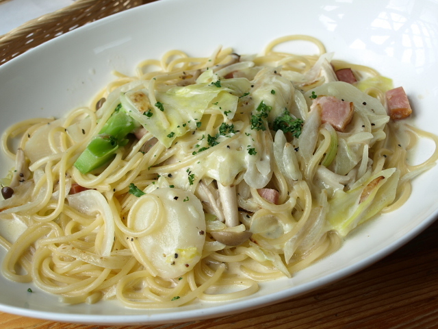 TEA&FOODS ダンディライオン その5 (パスタセット ポテトとベーコン)_d0153062_22352260.jpg