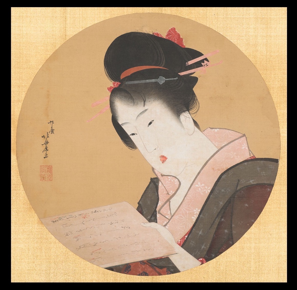 新・北斎展 HOKUSAI UPDATED＞で＜柳下傘持美人図＞の原画を観る