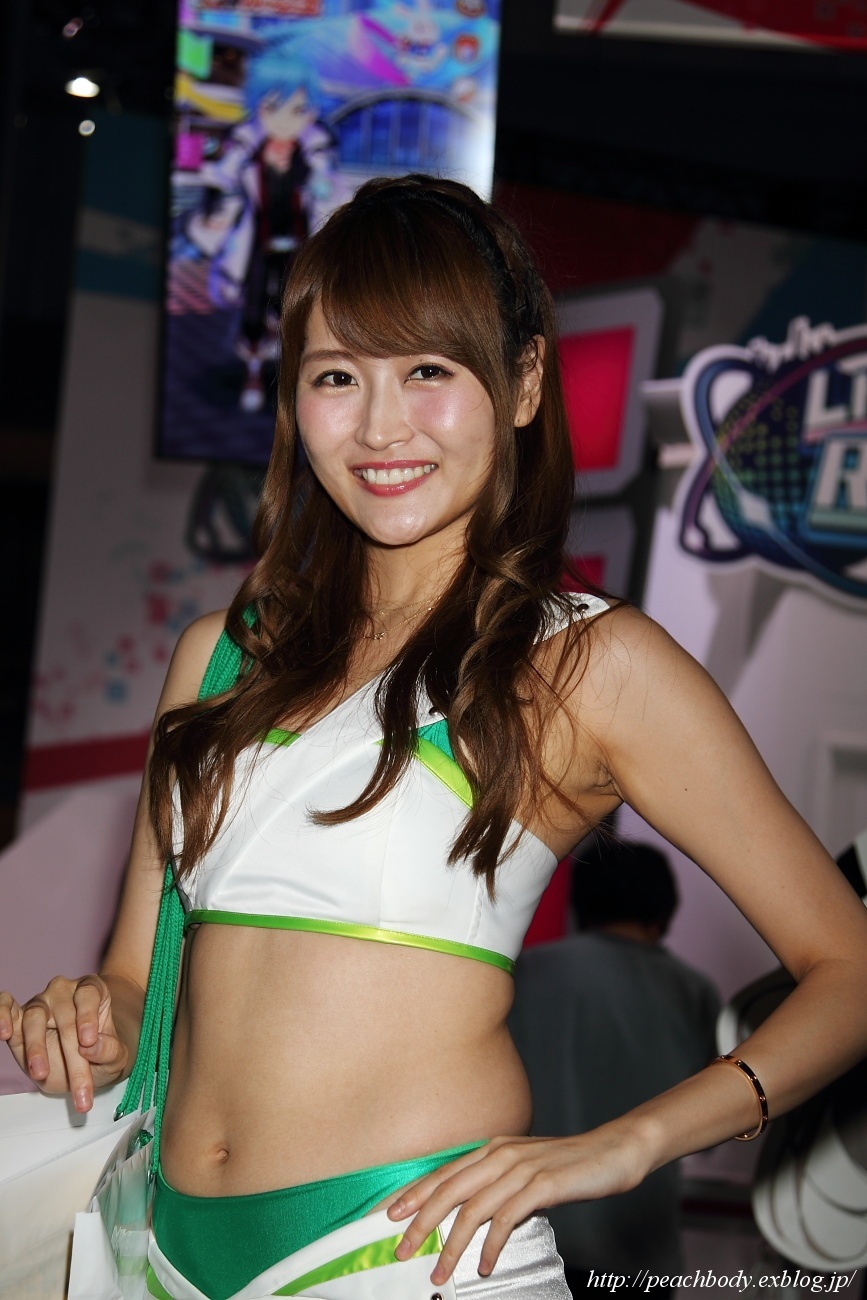 片山花菜 さん サイバーエージェントグループ ブース Peach Body 片山花菜 さん サイバーエージェントグループ ブース Peach Body