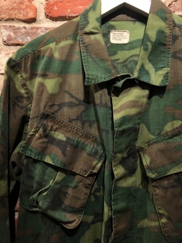 1968 \" U.S.M.C \" 100% cotton R/S - GREEN LEAF CAMO - VINTAGE JUNGLE FATIGUE 4th MODEL ._d0172088_22002652.jpg