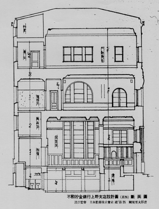 不動貯金銀行上野支店(建築家・関根要太郎作品研究)_f0142606_12503136.jpg