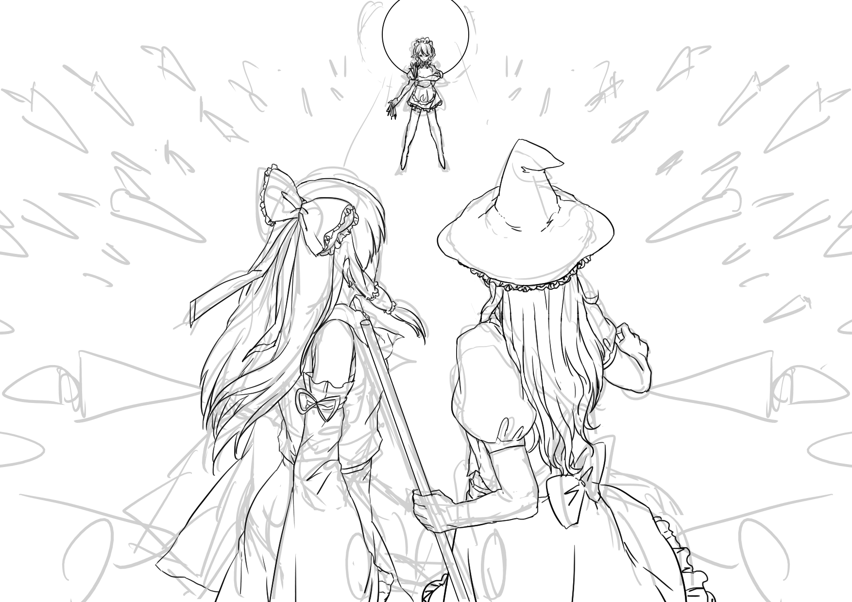 雅な時間 Another 応援イラスト作成工程 Makkyのあしたっていまさ