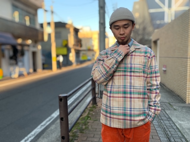 NOAH NYC MADRAS CHECK PULLOVER SHIRT！！！_a0221253_19443305.jpg