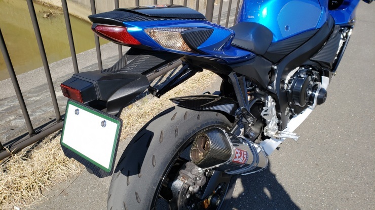 GSX-R   ナンバーホルダー　　SUSパッドピン　19春_c0178888_16421389.jpg