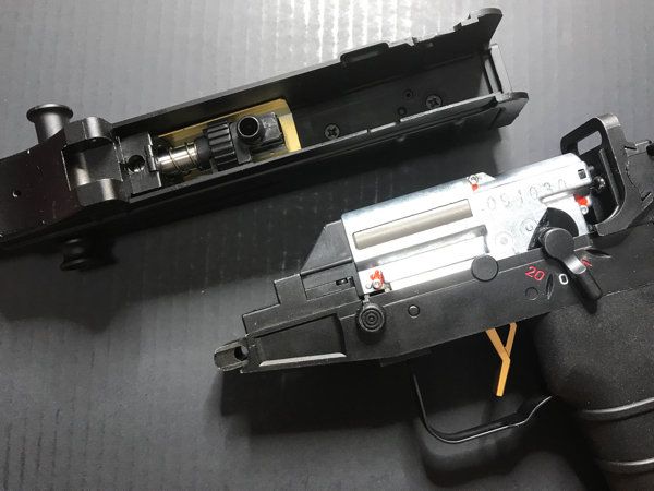 スコーピオン mod M カスタム 初速アップ スプリング交換 スコーピオン mod M カスタム 初速アップ スプリング交換