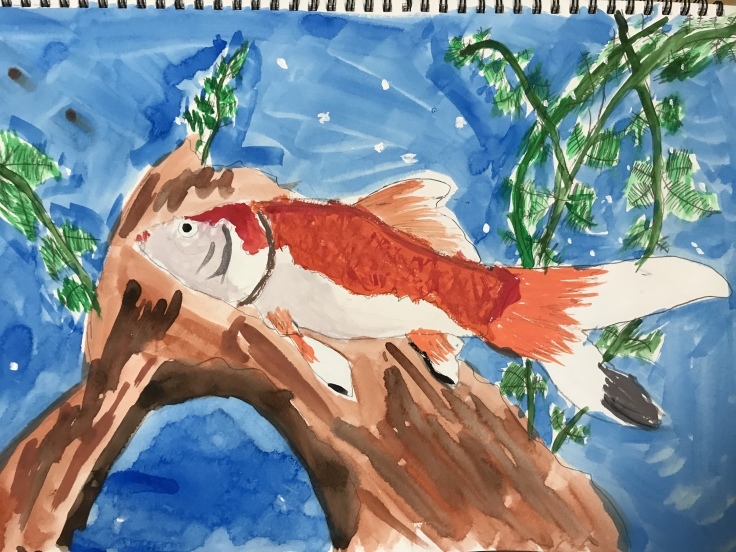 最近の4年生の水彩画 : 東西線浦安駅徒歩2分の絵画教室