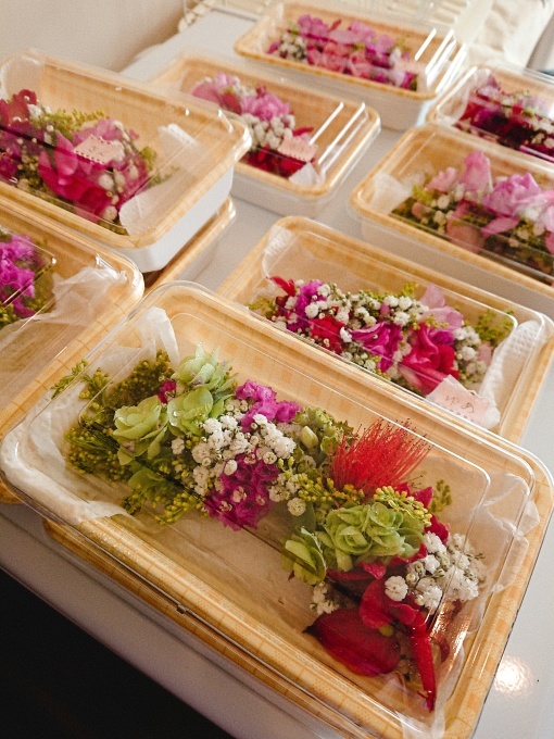 フラダンス、レイ、ココ造花