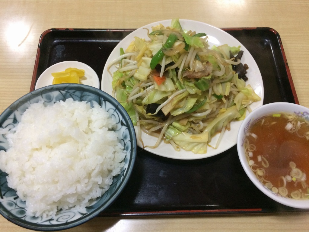 やさい炒め定食　の話_a0114853_19241701.jpg