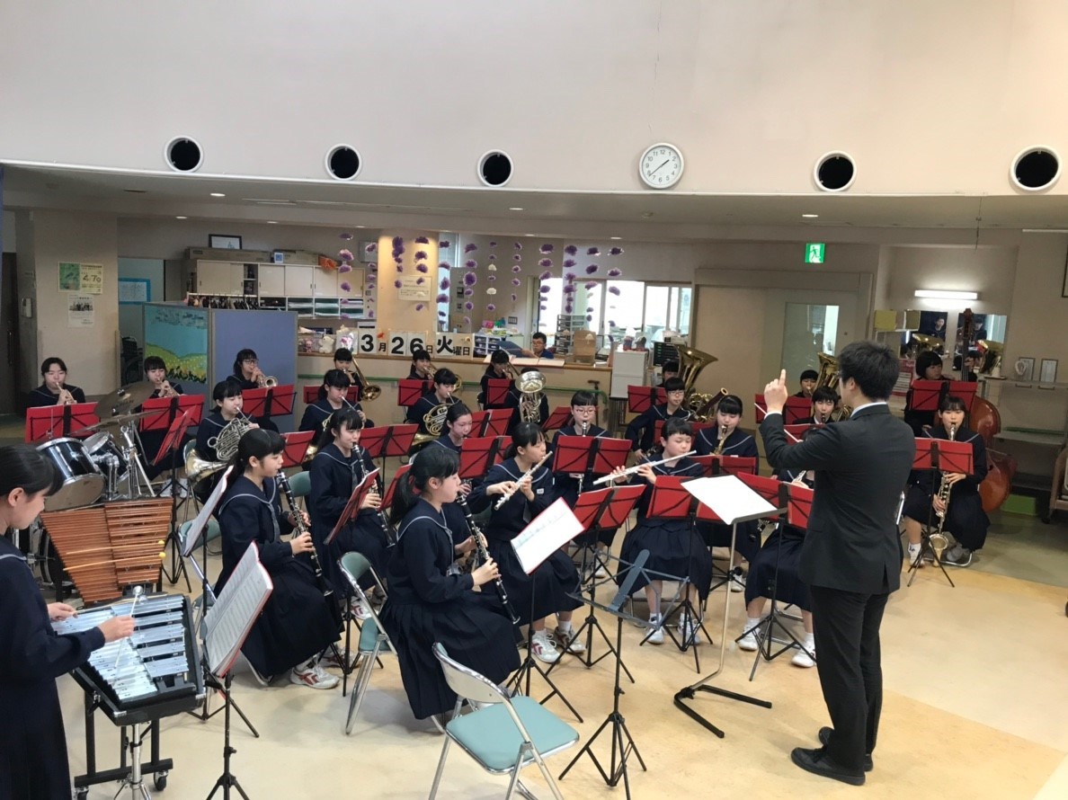 光野中学校吹奏楽部演奏会 光野デイサービスセンターブログです