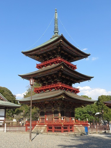 大本堂と三重塔（成田山新勝寺⑥）_c0187004_22240617.jpg