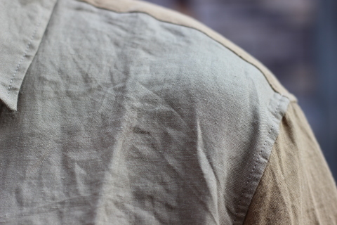 「dip」真夏でも涼しく着れる\"Ramie Crazy Shirt\"ご紹介_f0191324_08325200.jpg