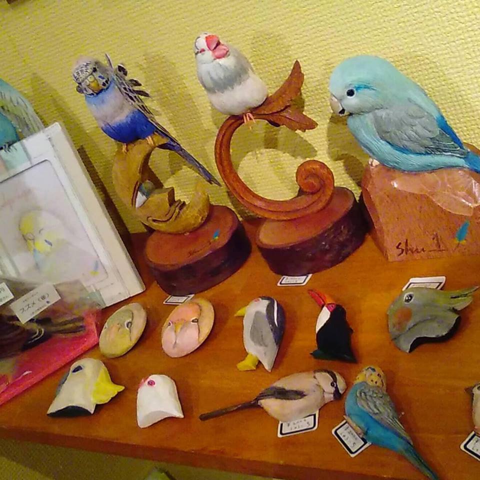 鳥展は3月31日迄、4月1日~18日迄東急ハンズ梅田店【インコと鳥の雑貨展】作家在店日時_d0322493_23233503.jpg