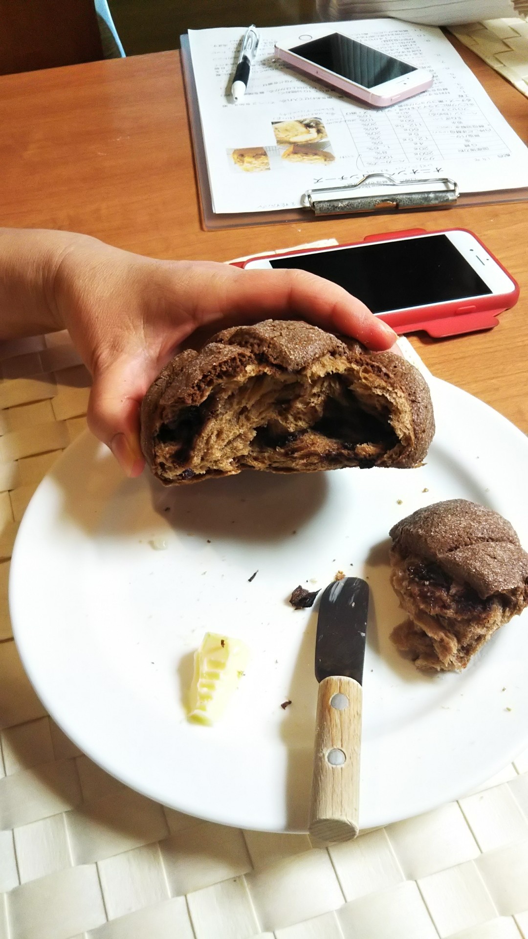 オニオンベーコンチーズとチョコチップメロンパン_d0138307_10202668.jpg