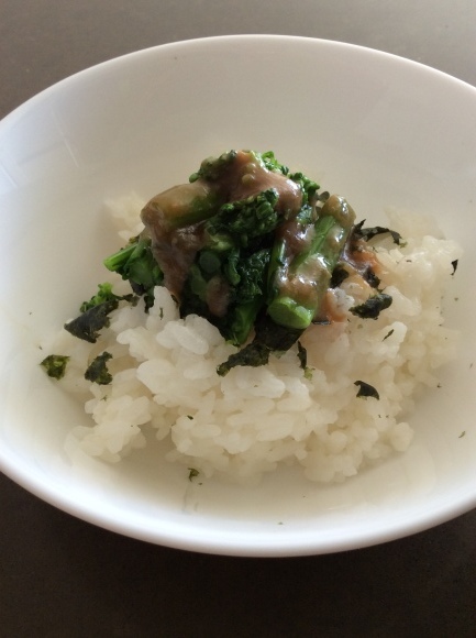 菜花の酢味噌和え(ブロッコリーラブ)、豚肉のアスパラ巻き_d0269832_04083238.jpeg