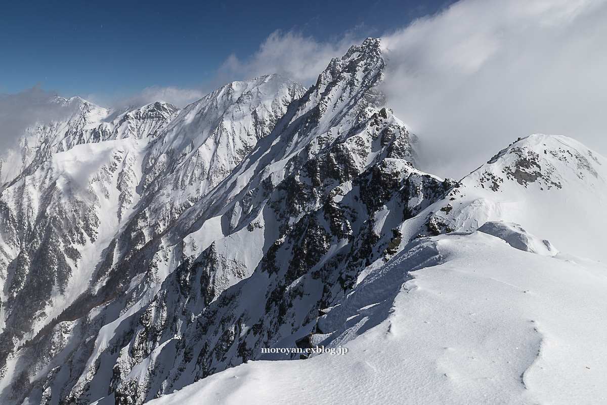 残雪期・西穂高_a0118466_05485899.jpg