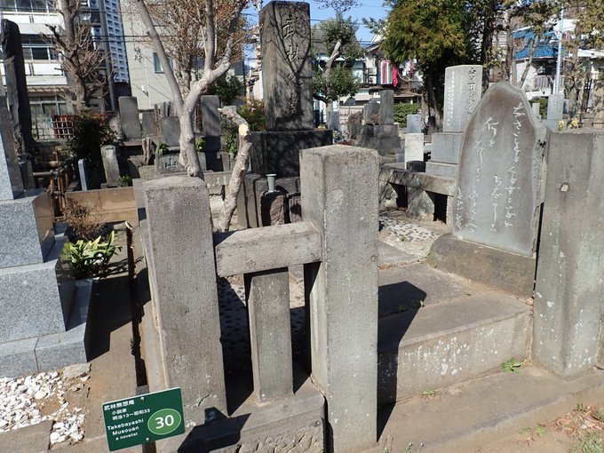 高輪ゲートウェイ、雑司ヶ谷霊園芳名録(続き)、妖怪「木娘」は関西の近代都市伝説、元興寺の蛙石(元大阪城)、花見開始:2019/3/25-29twitterまとめ_b0116271_14102371.jpg